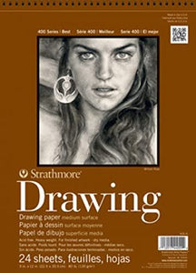 Block Strathmore Dibujo/Drawing Serie 400 11 x 14 in (27.9 x 35.6 cms ) Superficie Media