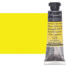 Cargar imagen en el visor de la galería, Acuarela L&#39;Aquarelle Sennelier 10 ml 529 Amarillo Cadmio Claro Legítimo
