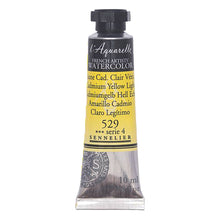 Cargar imagen en el visor de la galería, Acuarela L&#39;Aquarelle Sennelier 10 ml 529 Amarillo Cadmio Claro Legítimo
