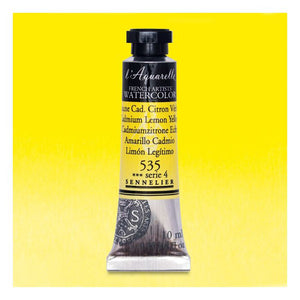 Acuarela L'Aquarelle Sennelier 10 ml 535 Amarillo Cadmio Limón Legítimo