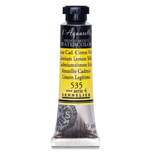 Cargar imagen en el visor de la galería, Acuarela L&#39;Aquarelle Sennelier 10 ml 535 Amarillo Cadmio Limón Legítimo
