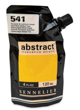 Cargar imagen en el visor de la galería, Acrílico Abstract Sennelier 541 Amarillo cadmio medio imitación Pouch 120 ml
