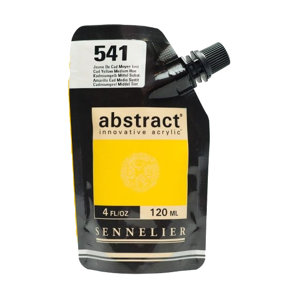 Acrílico Abstract Sennelier 541 Amarillo cadmio medio imitación Pouch 120 ml