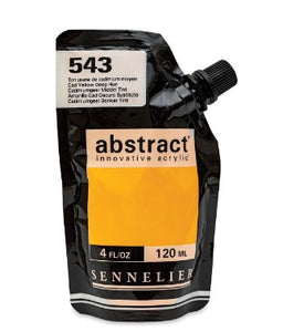 Acrílico Abstract Sennelier 543 Amarillo cadmio oscuro imitación Pouch 120 ml