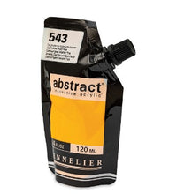 Cargar imagen en el visor de la galería, Acrílico Abstract Sennelier 543 Amarillo cadmio oscuro imitación Pouch 120 ml
