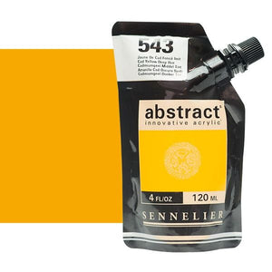 Acrílico Abstract Sennelier 543 Amarillo cadmio oscuro imitación Pouch 120 ml