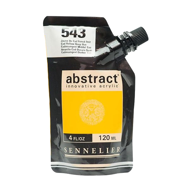 Acrílico Abstract Sennelier 543 Amarillo cadmio oscuro imitación Pouch 120 ml