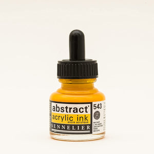 Tinta Acrílica Abstract Sennelier 543 Amarillo cadmio oscuro imitación 30 ml