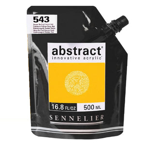 Acrílico Abstract Sennelier 543 Amarillo cadmio oscuro imitación Pouch 500 ml