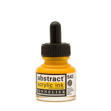 Cargar imagen en el visor de la galería, Tinta Acrílica Abstract Sennelier 543 Amarillo cadmio oscuro imitación 30 ml
