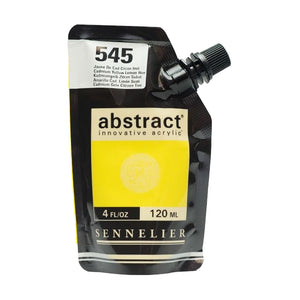 Acrílico Abstract Sennelier 545 Amarillo Cadmio Limón imitación 120 ml