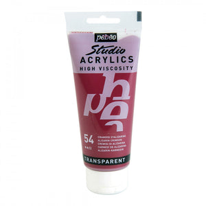Acrílico Pébéo 100 ml 54 / Alizarin Crimson