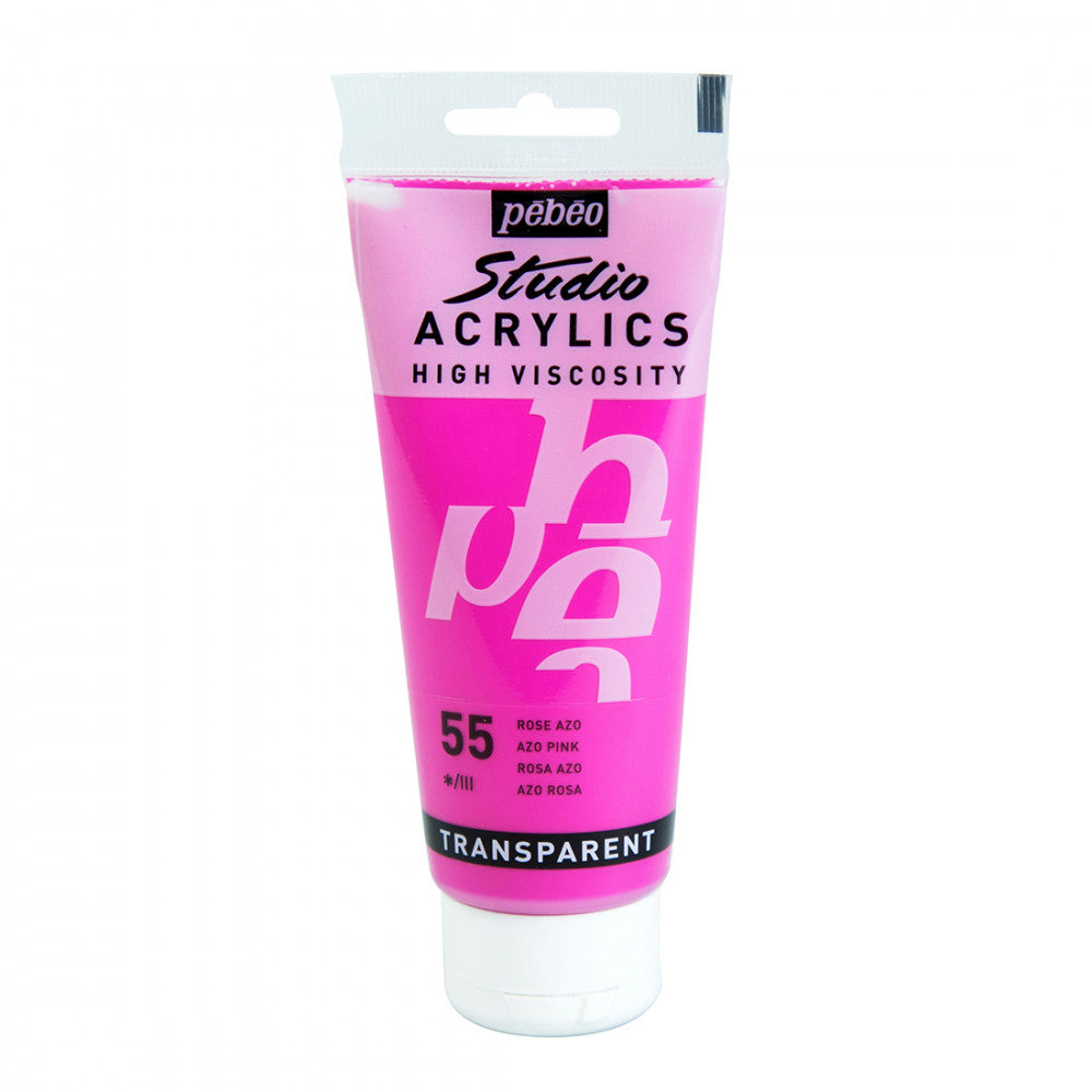 Acrílico Pébéo 100 ml 55 / Rosa Azo