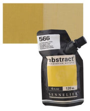 Cargar imagen en el visor de la galería, Acrílico Abstract Sennelier 566 Amarillo Nàpoles oscuro Pouch 120 ml
