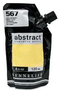 Acrílico Abstract Sennelier 567 Amarillo Napoles Pouch 120 ml