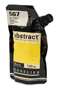 Acrílico Abstract Sennelier 567 Amarillo Napoles Pouch 120 ml