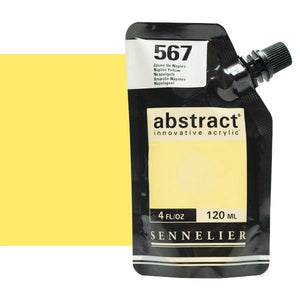 Acrílico Abstract Sennelier 567 Amarillo Napoles Pouch 120 ml