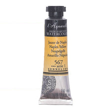 Cargar imagen en el visor de la galería, Acuarela L&#39;Aquarelle Sennelier 10 ml 567 Amarillo Nápoles
