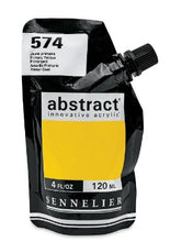 Cargar imagen en el visor de la galería, Acrílico Abstract Sennelier 574 Amarillo primario Pouch 120 ml
