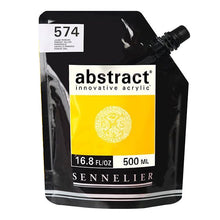 Cargar imagen en el visor de la galería, Acrílico Abstract Sennelier 574 Amarillo primario Pouch 500 ml
