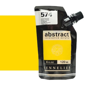 Acrílico Abstract Sennelier 574 Amarillo primario Pouch 120 ml