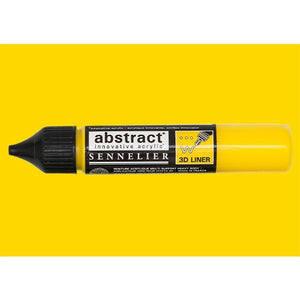 Acrílico Abstract  3D Liners Sennelier 574 Amarillo Primario 27 ml