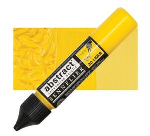 Acrílico Abstract  3D Liners Sennelier 574 Amarillo Primario 27 ml