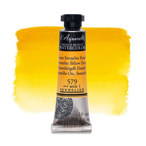 Acuarela L'Aquarelle Sennelier 10 ml 579 Amarillo Oscuro Sennelier S1