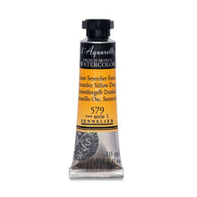 Cargar imagen en el visor de la galería, Acuarela L&#39;Aquarelle Sennelier 10 ml 579 Amarillo Oscuro Sennelier S1
