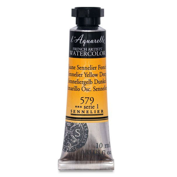 Acuarela L'Aquarelle Sennelier 10 ml 579 Amarillo Oscuro Sennelier S1