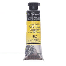 Cargar imagen en el visor de la galería, Acuarela L&#39;Aquarelle Sennelier 10 ml 587 Amarillo Sophie S1
