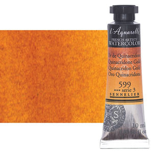 Acuarela L'Aquarelle Sennelier 10 ml 599 Oro Quinacridona