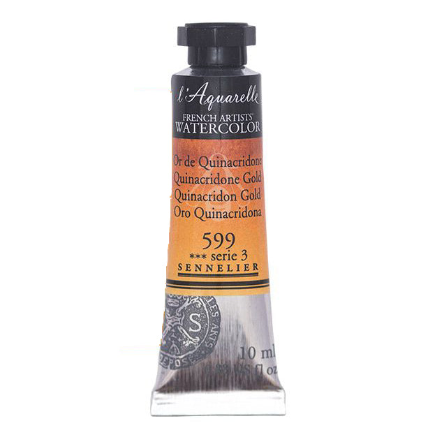 Acuarela L'Aquarelle Sennelier 10 ml 599 Oro Quinacridona