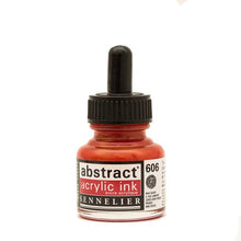 Cargar imagen en el visor de la galería, Tinta Acrílica Abstract Sennelier 606 Rojo cadmio oscuro imitación 30 ml
