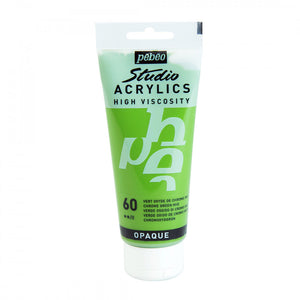 Acrílico Pébéo 100 ml 60 /  Verde Oxido de Cromo Hue