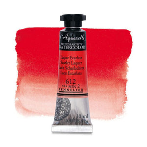 Acuarela L'Aquarelle Sennelier 10 ml 612 Laca Escarlata