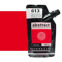 Cargar imagen en el visor de la galería, Acrílico Abstract Sennelier 613 Rojo cadmio claro imitación Pouch 120 ml
