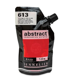 Acrílico Abstract Sennelier 613 Rojo cadmio claro imitación Pouch 120 ml
