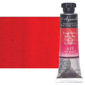 Acuarela L'Aquarelle Sennelier 10 ml 619 Rojo Helios S2