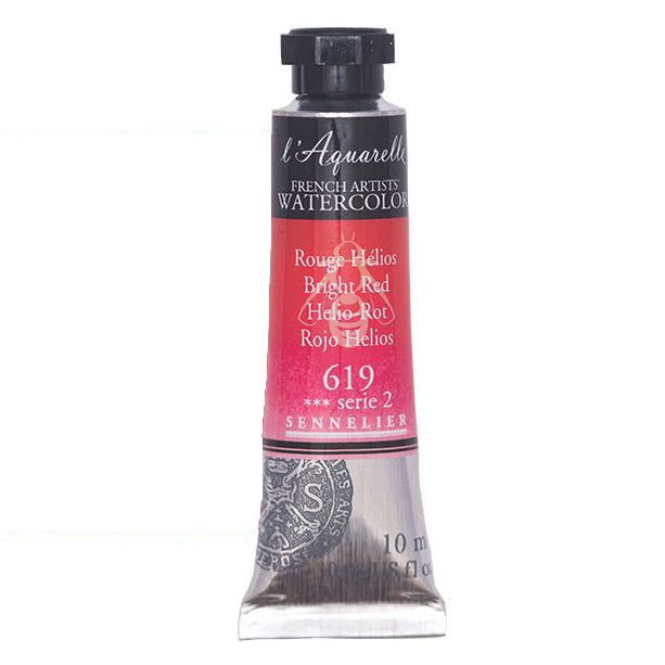Acuarela L'Aquarelle Sennelier 10 ml 619 Rojo Helios S2