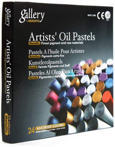 Mungyo Oil Pastel Crayons (Set of 12, Assorted Colours) - MOP-12 MN