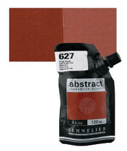 Cargar imagen en el visor de la galería, Acrílico Abstract Sennelier 627 Ocre pardo Pouch 120 ml
