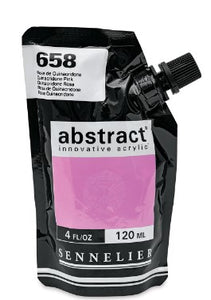 Acrílico Abstract Sennelier 658 Rosa de Quinacridone Pouch 120 ml