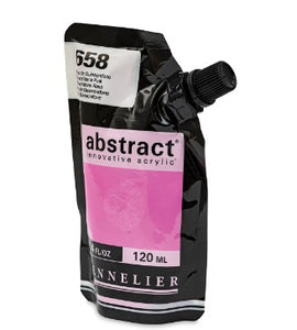Acrílico Abstract Sennelier 658 Rosa de Quinacridone Pouch 120 ml