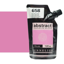 Cargar imagen en el visor de la galería, Acrílico Abstract Sennelier 658 Rosa de Quinacridone Pouch 120 ml
