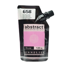 Cargar imagen en el visor de la galería, Acrílico Abstract Sennelier 658 Rosa de Quinacridone Pouch 120 ml
