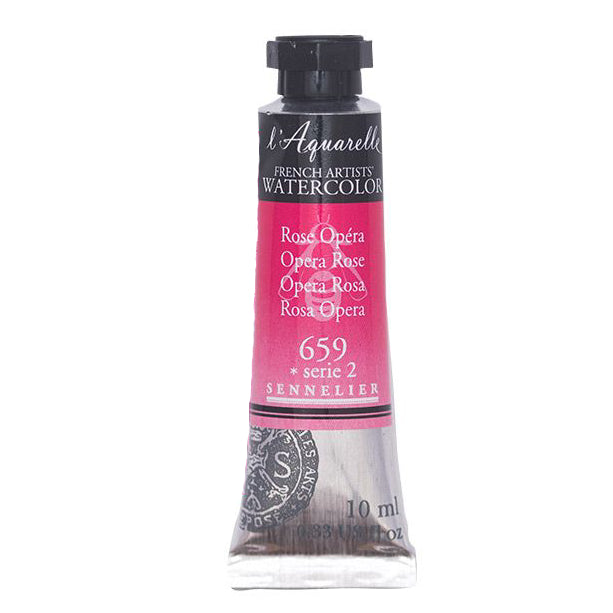Acuarela L'Aquarelle Sennelier 10 ml 659 Rosa Opera S2