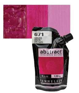 Acrílico Abstract Sennelier 671 Magenta oscuro Pouch 120 ml