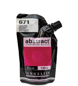 Acrílico Abstract Sennelier 671 Magenta oscuro Pouch 120 ml