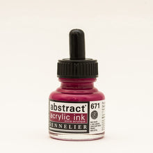 Cargar imagen en el visor de la galería, Tinta Acrílica Abstract Sennelier 671 Magenta Oscuro 30 ml
